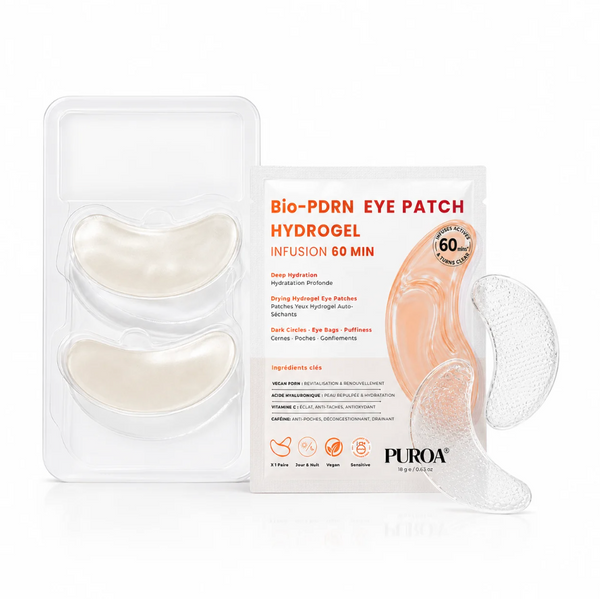 Patch Yeux Bio-PDRN Hydrogel — Anti-Cernes & Hydratation